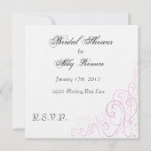 wachten op bruidsuitnodiging kaart (Achterkant)