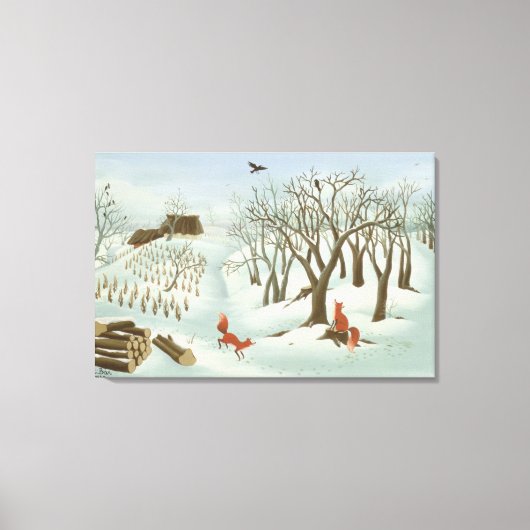 Wachten op de betere tijden 1980 canvas afdruk (Voorkant)