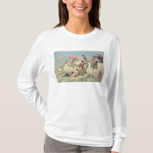 Wachten op de 'Blessing' buiten Rome T-shirt