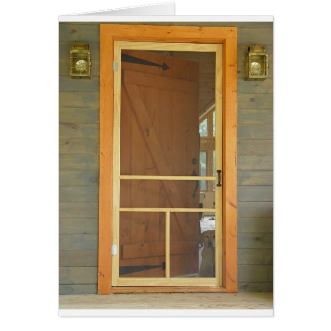 wachten op de deur (Voorkant)