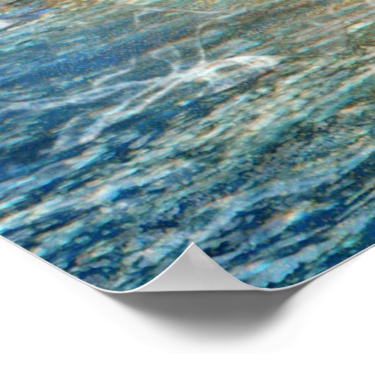 Wachten op de getijdedruk poster (Hoek)