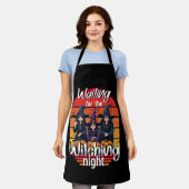 Wachten op de heksennacht, Spooky Witch Party Schort (Gedragen)