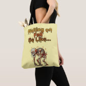 Wachten op de herfst is als – Grappig smeltend ske Tote Bag (Dichtbij)