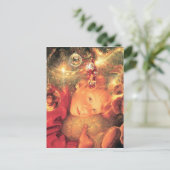 Wachten op de kerstman feestdagenkaart (Staand voorkant)