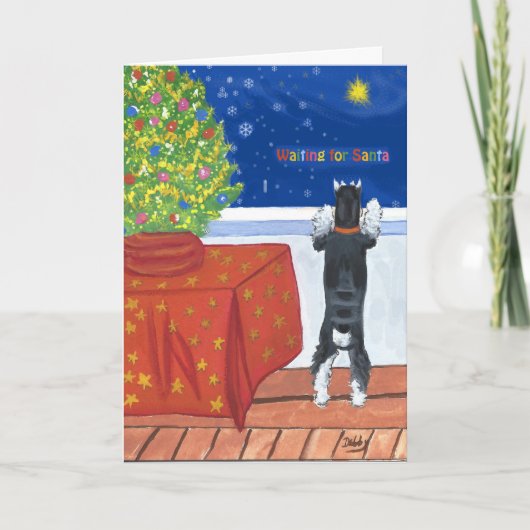 Wachten op de Kerstman Kaart (Voorkant)
