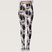 Wachten op de kerstman leggings (Voorkant)