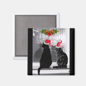 Wachten op de kerstman magneet (Voorkant / Achterkant)