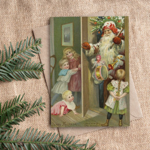 Wachten op de Kerstman   Vintage kerst