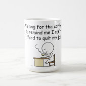 Wachten op de koffie koffiemok (Center)