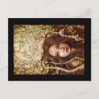 Wachten op de lente briefkaart