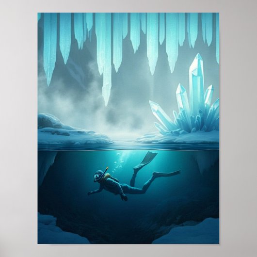 Wachten op de lente dooi poster (Voorkant)