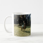 Wachten op de Mok van de overloopkoffie met zigeun (Links)