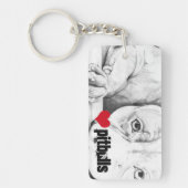 Wachten op de patiënt (hartstieren) sleutelhanger (Voorkant)