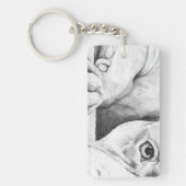 Wachten op de patiënt (hartstieren) sleutelhanger (Voorkant)