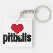 Wachten op de patiënt (hartstieren) sleutelhanger (Achterkant)