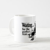 Wachten op de perfecte Mok van het Man (Voorkant links)