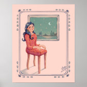 Wachten op de ramen van het rastervormige hekwerk poster (Voorkant)