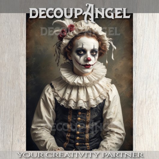 Wachten op de Spotlight - Decoupage - Tissuepapier