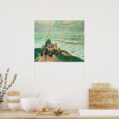 Wachten op de terugkeer van de vissers poster (Keuken)