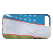 Wachten op de vlag van Oezbekistan Case-Mate iPhone Case (Achterkant (Horizontaal))