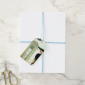 Wachten op de volgende mooie momenten. cadeaulabel (Met Touw)