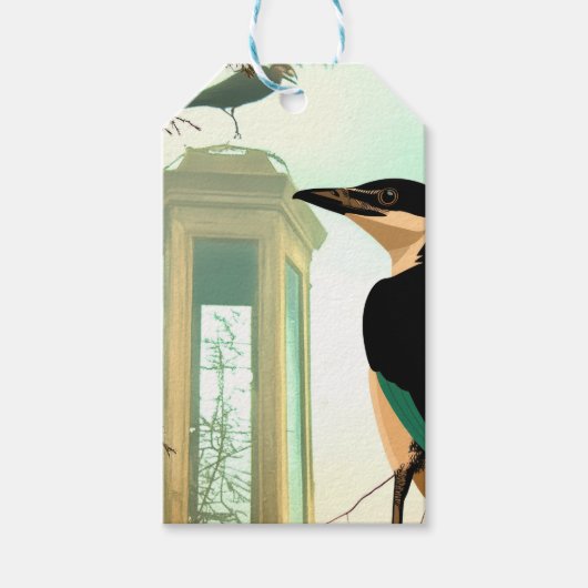 Wachten op de volgende mooie momenten. cadeaulabel (Voorkant)