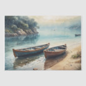 Wachten op de volgende reis - Decoupage - Tissuepapier (Voorkant)