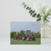 Wachten op de Wagon Briefkaart (Staand voorkant)