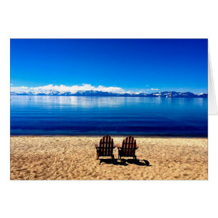 Wachten op de zomer op Lake Tahoe