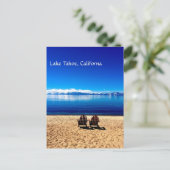 Wachten op de zomer op Lake Tahoe Briefkaart (Staand voorkant)