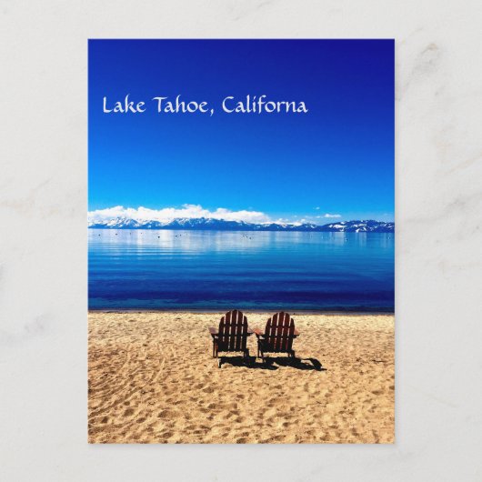Wachten op de zomer op Lake Tahoe Briefkaart (Voorkant)