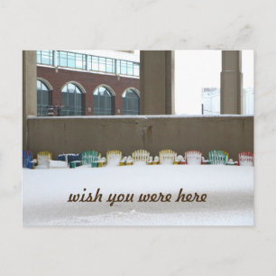 Wachten op de zomer (wou je hier zijn) briefkaart