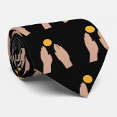 Wachten op de zon stropdas (Opgerold)