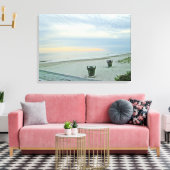 Wachten op de Zonsondergang Canvas Afdruk (Insitu (Woonkamer))