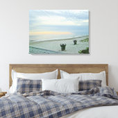 Wachten op de Zonsondergang Canvas Afdruk (Insitu (Slaapkamer))