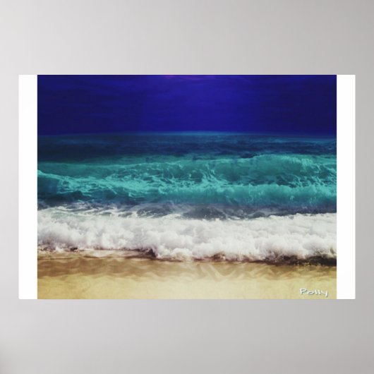 Wachten op de zonsopgang poster (Voorkant)