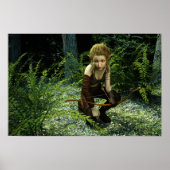 Wachten op digitale kunst poster (Voorkant)