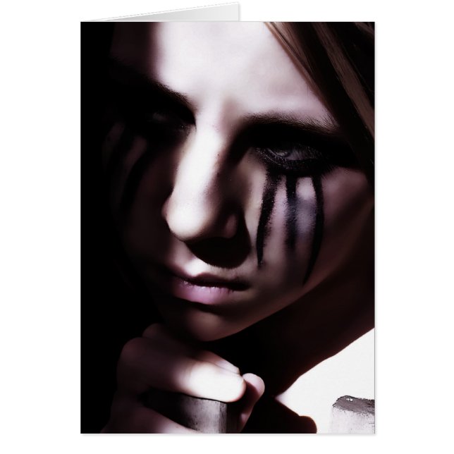 Wachten op een donkere kaart (Voorkant)