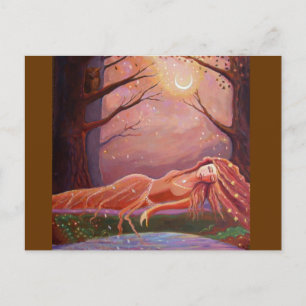 Wachten op een droom - Fantasy Art Briefkaart