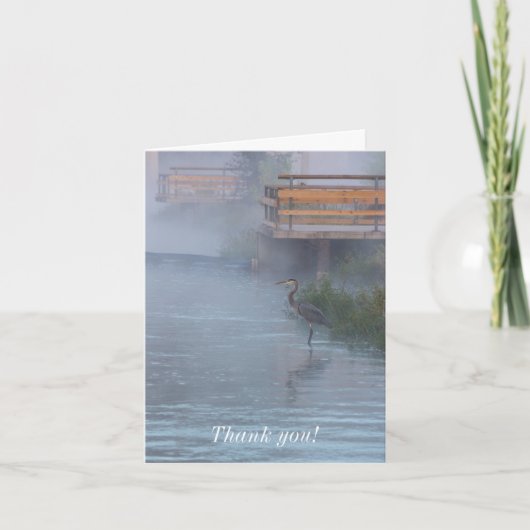 Wachten op een Hartelijk dank Bedankkaart (Voorkant)