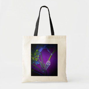 Wachten op een moerasstaart tote bag