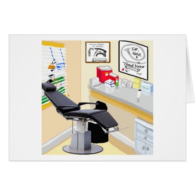 Wachten op een patiënt (Voorkant Horizontaal)