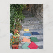 Wachten op een tabel briefkaart (Voorkant)