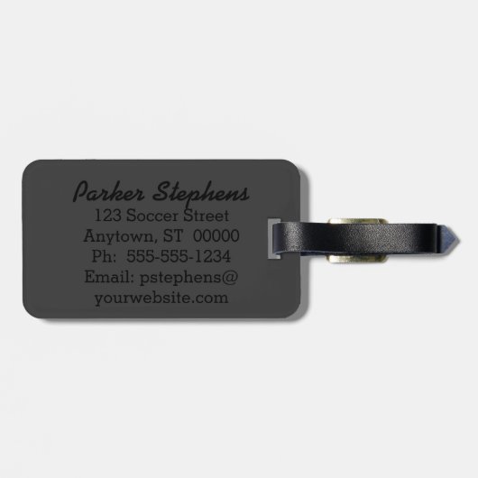 Wachten op Encore Guitar Stool en Mike Bagagelabel (Achterkant horizontaal)