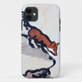 Wachten op Fox iPhone Case (Achterkant)