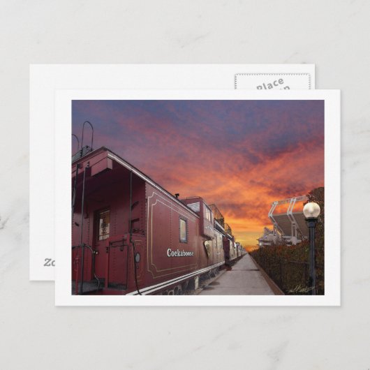 Wachten op game dag briefkaart (Voorkant / Achterkant)