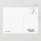 Wachten op game dag briefkaart (Achterkant)