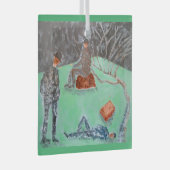 WACHTEN OP GODOT Glass Ornament (Voorkant Rechts)