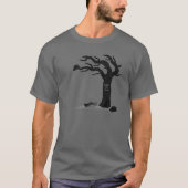 Wachten op Godot - Godot was hier T-shirt (Voorkant)