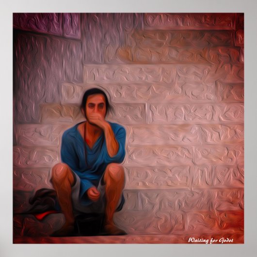 Wachten op Godot Poster (Voorkant)